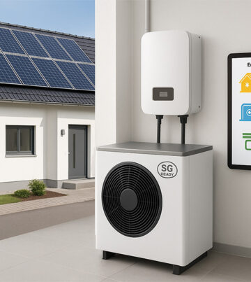 Wärmepumpe mit SG Ready-Steuerung und PV-Anlage – gekoppelt über ein intelligentes Energiemanagementsystem